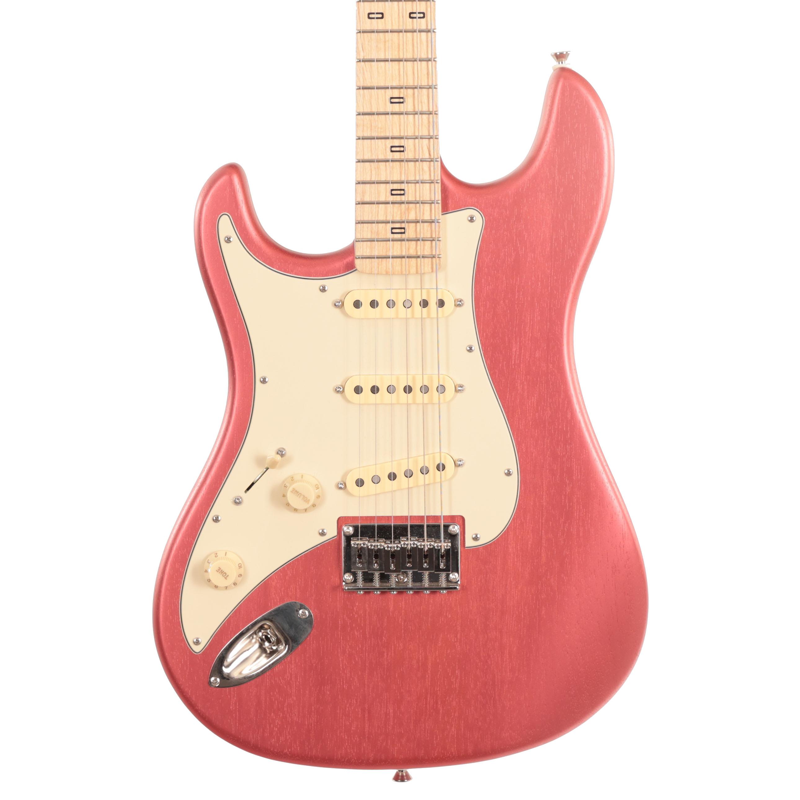 Second Hand PJD Woodford Left Handed Electric Guitar in Rose Metallic Red 107 - SH-241-5107 (2).jpg