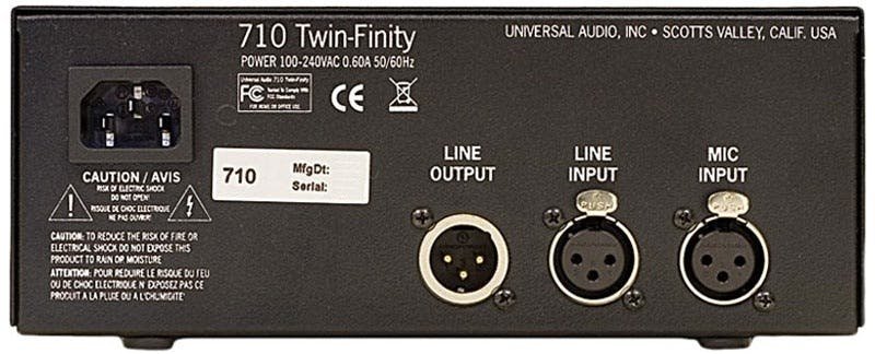 Universal Audio 710 Twin-Finity - Andertons Music Co.