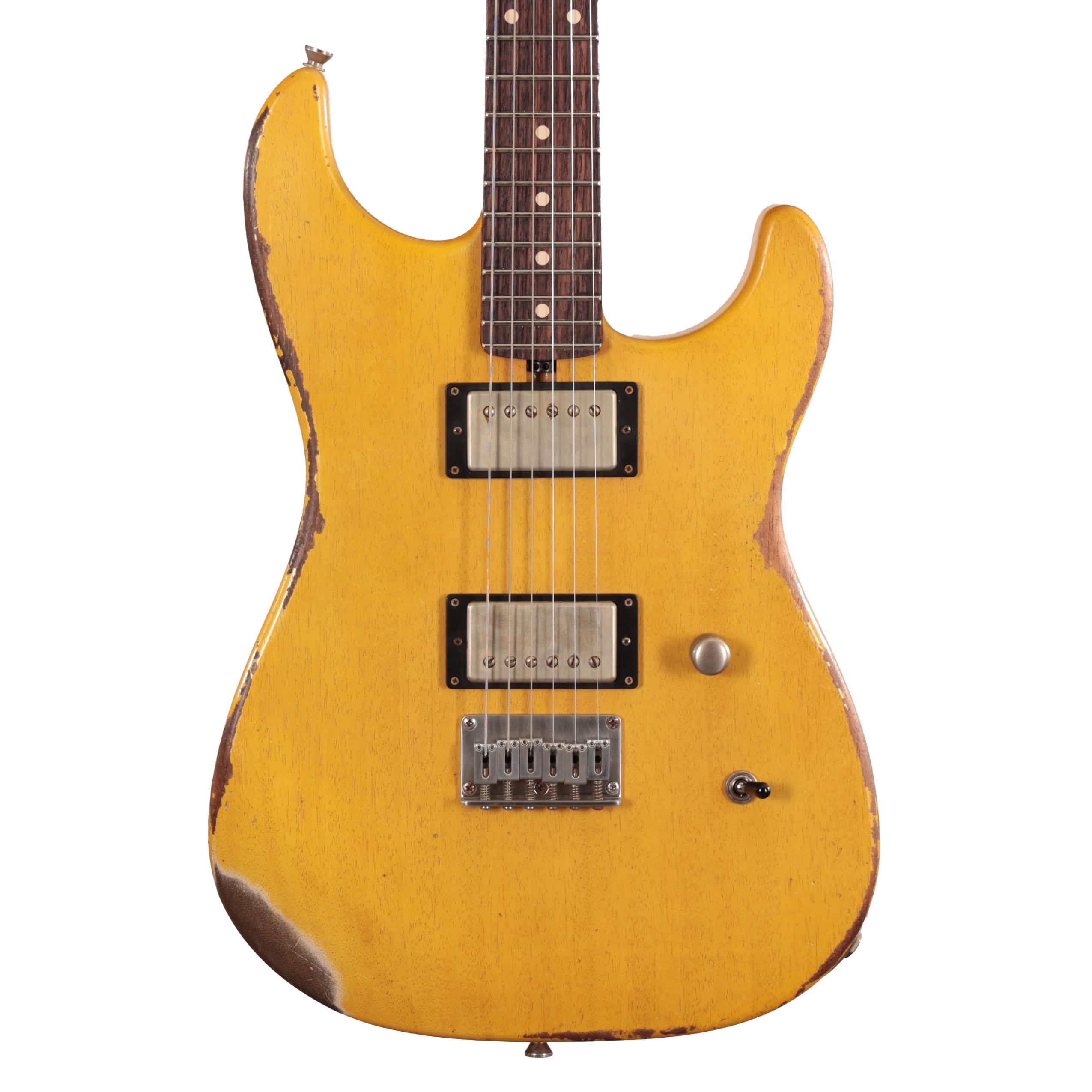 Friedman Cali HH Electric Guitar in Graffiti Yellow - 04242770 (3).jpg