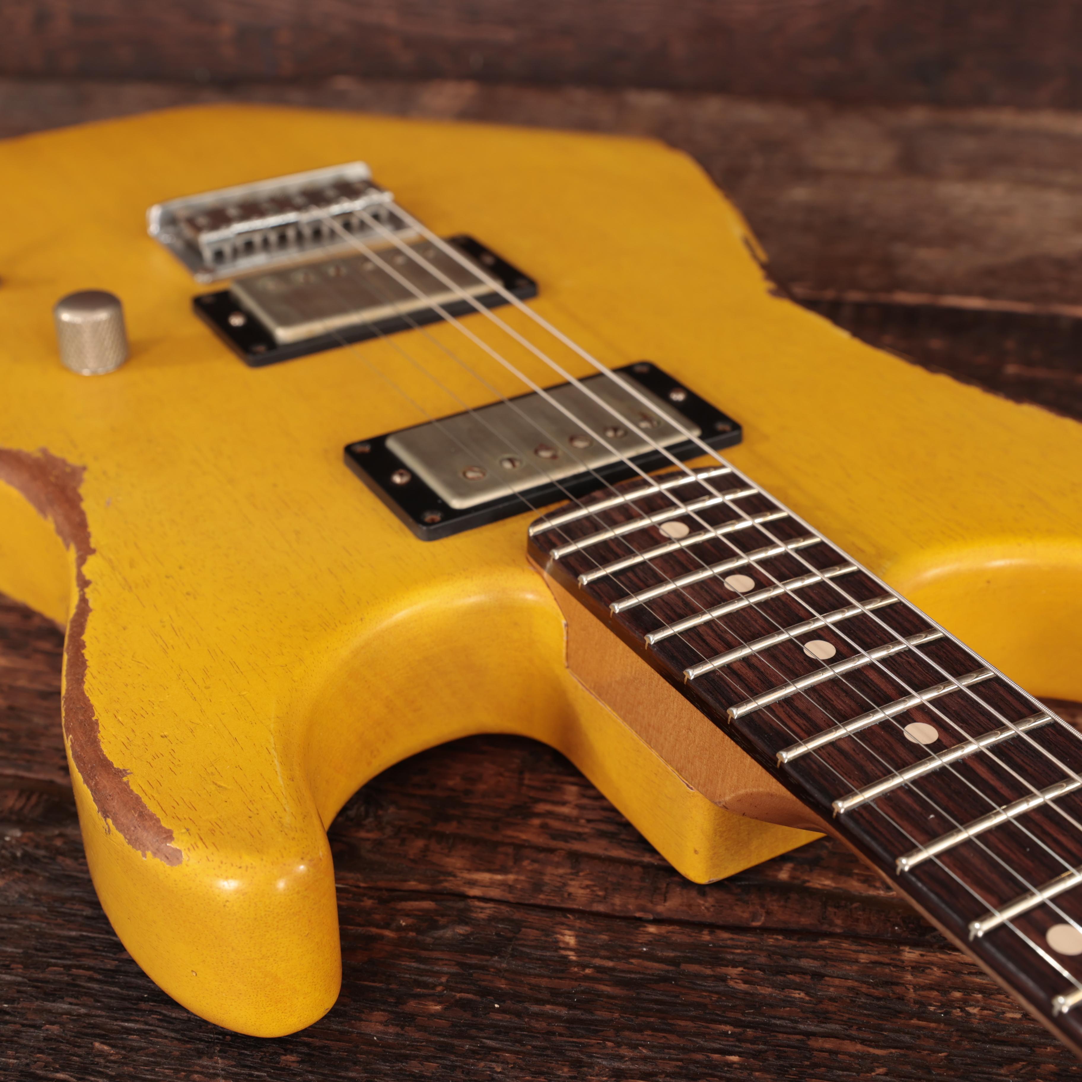 Friedman Cali HH Electric Guitar in Graffiti Yellow - 04242770 (13).JPG