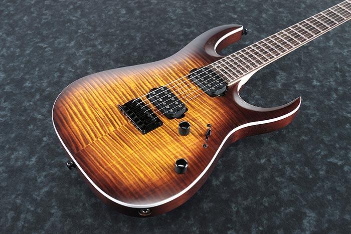 Ibanez RGA42FM-DEF Electric Guitar in Dragon Eye Burst Flat