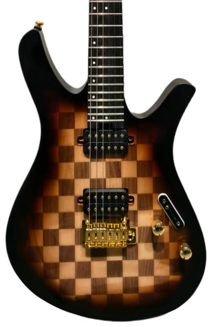 Divitone MF Studio Artisan Smart Modelling Electric Guitar in Chessmaster Fade - Divitone Chessmaster cropped.jpg