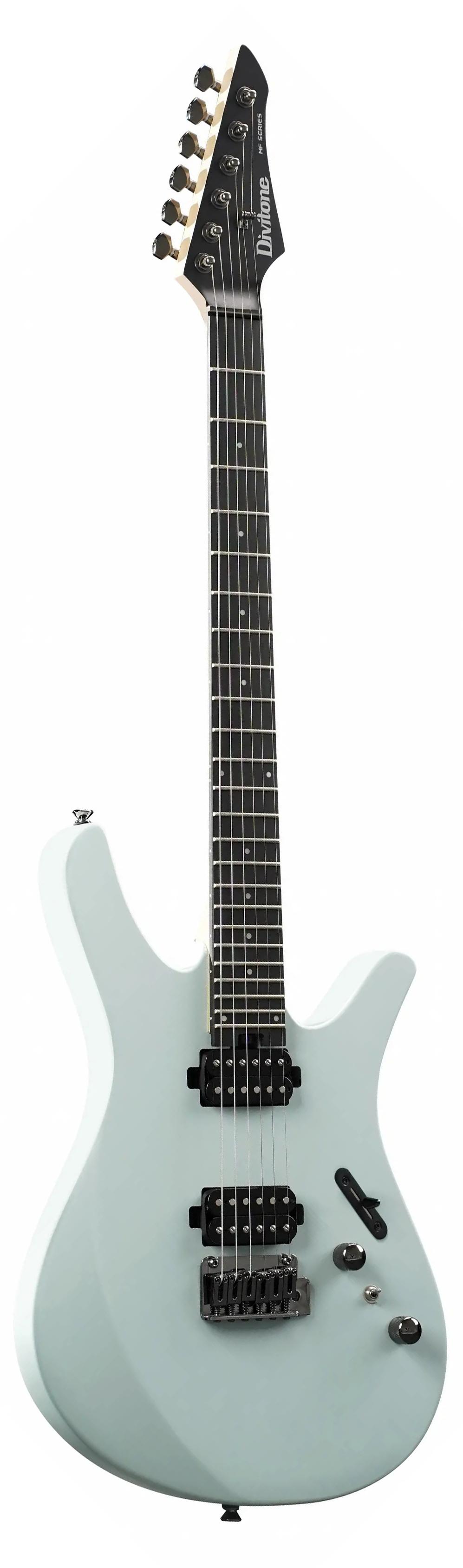 Divitone MF Studio C Electric Guitar in Flurite Green - Divitone Studio C Cyan (1).jpg
