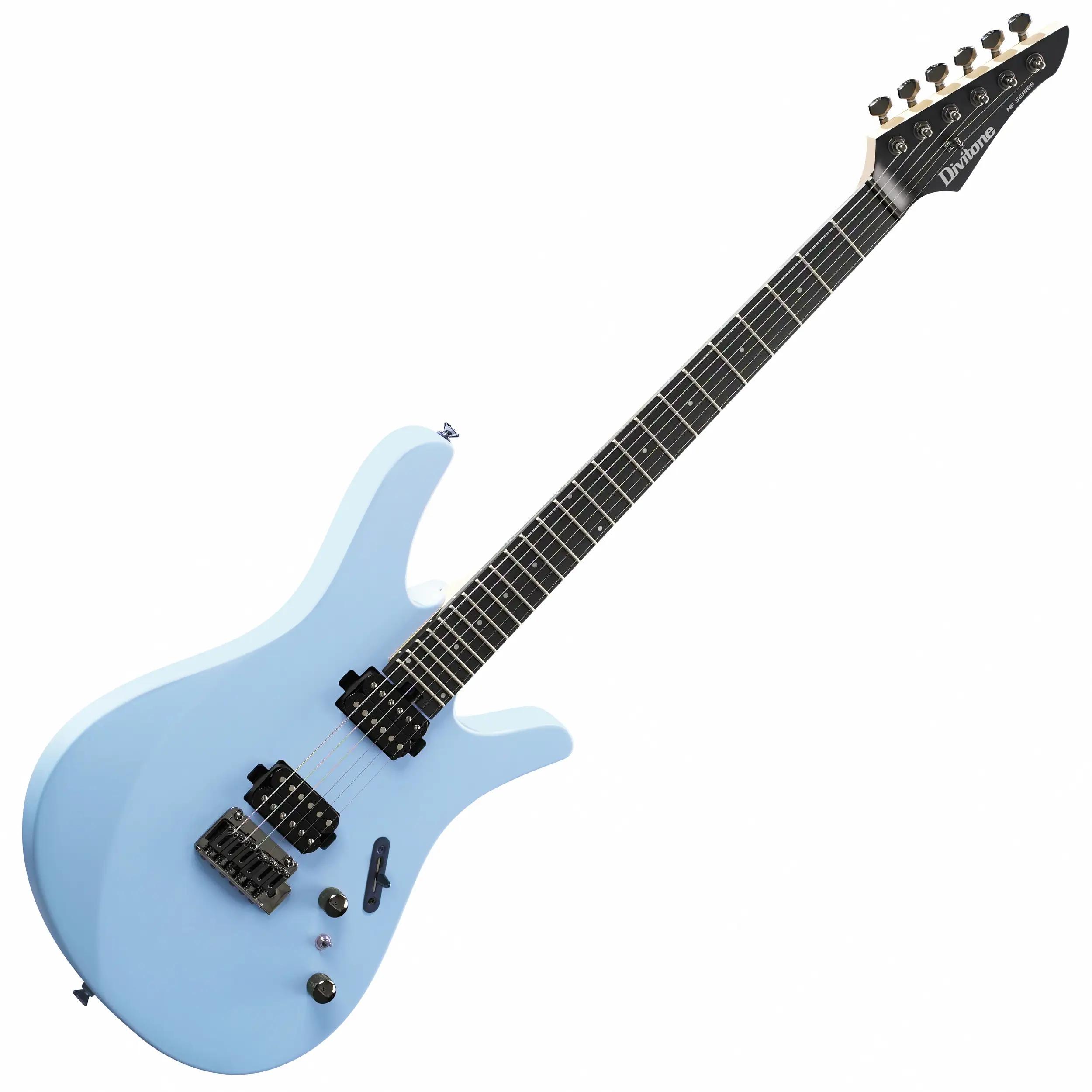 Divitone MF Studio C Electric Guitar in Bayshore Blue - Divitone mf studio c blue 2.jpg