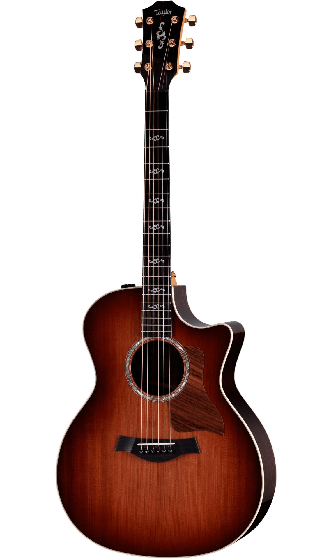 Taylor Sunset Boulevard Collection 714ce Electro Acoustic in Sunset Edgeburst  - Taylor-Sunset-Blvd-714ce-1203135098-FrontLeft-2025.jpg