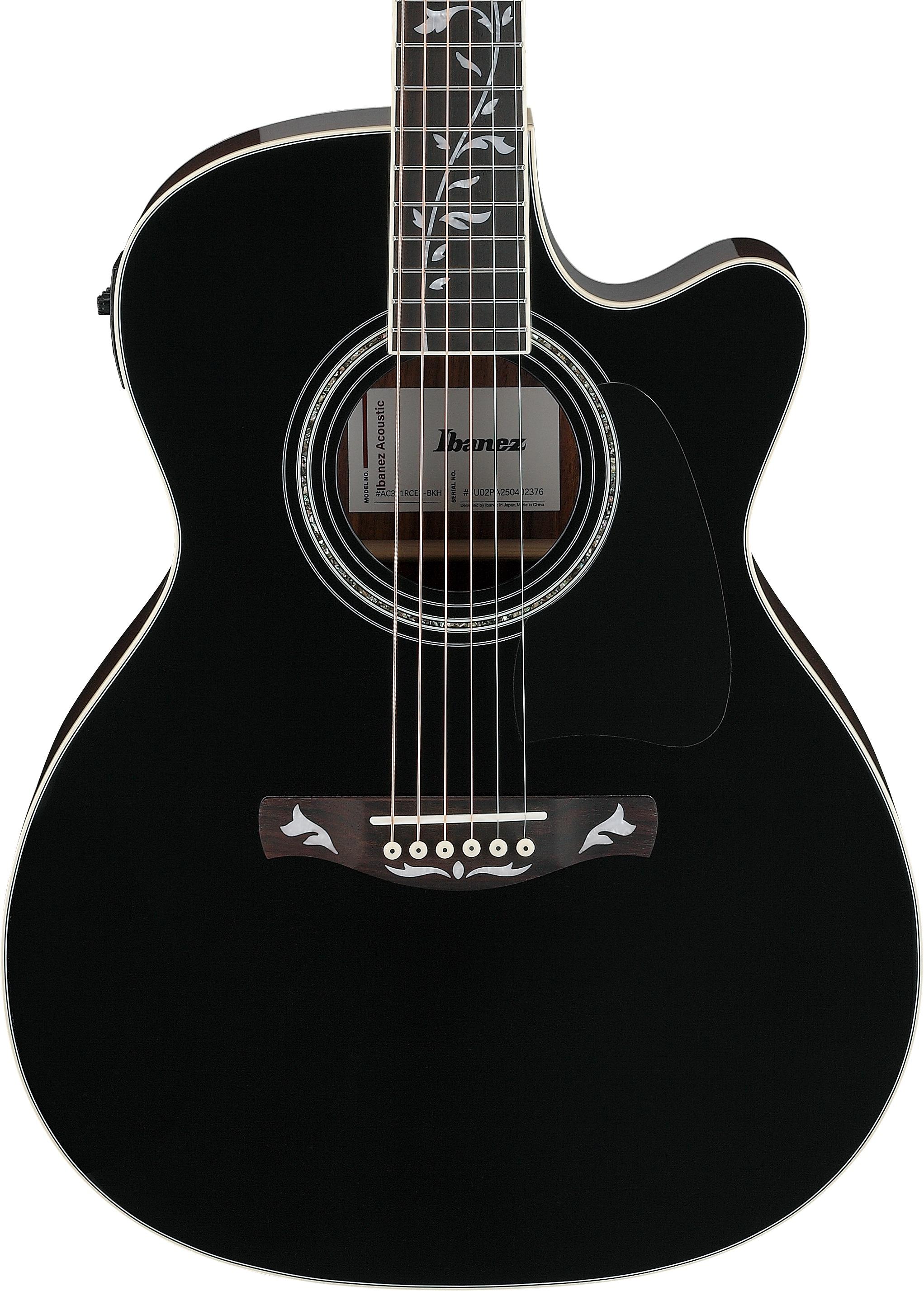 Ibanez AC391RCE-BKH AC Series Grand Concert Electro Acoustic with Black Top - AC391RCE_BKH_5U_01_A-hero.jpg