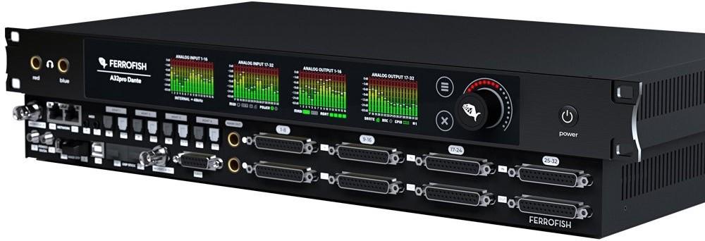 Ferrofish A32 Pro - 32-Channel AD/DA Converter - DANTE, ADAT & MADI - FER-A32-PRO-DANTE_3.jpg