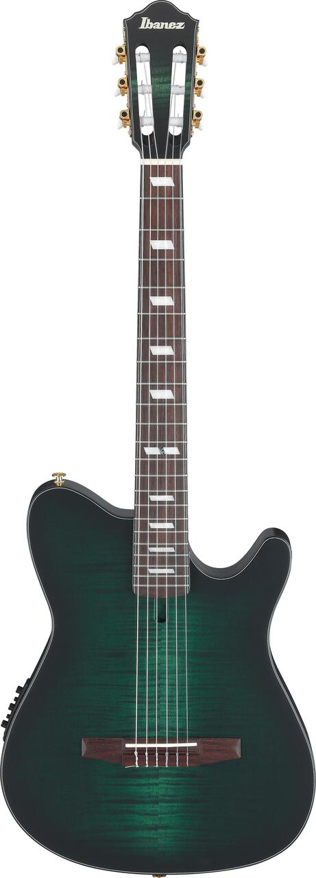 Ibanez FRH20FMN-DGL FRH Series Nylon Electro Acoustic in Deep Emerald Green - FRH20FMN_DGL_5B_01_A.jpg