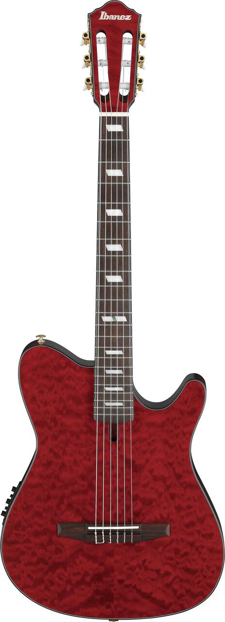 Ibanez FRH20QMN-WRL FRH Series Nylon Electro Acoustic in Wine Red - FRH20QMN_WRL_5B_01_A.jpg