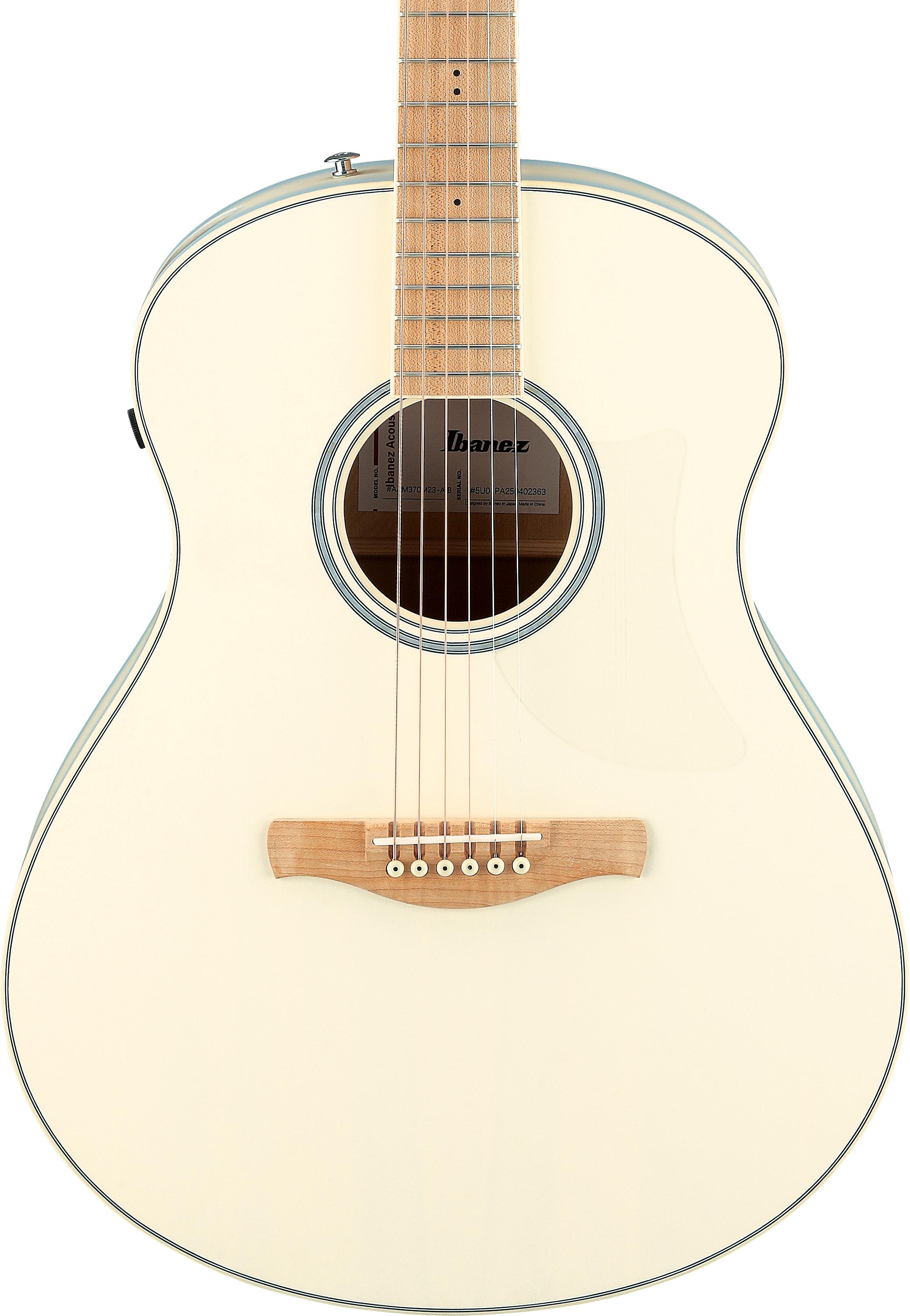 Ibanez AAM370M2E-AIB Advanced Auditorium Electro Acoustic in Antique White Ice Blue - AAM370M2E_AIB_5U_01_F.jpg
