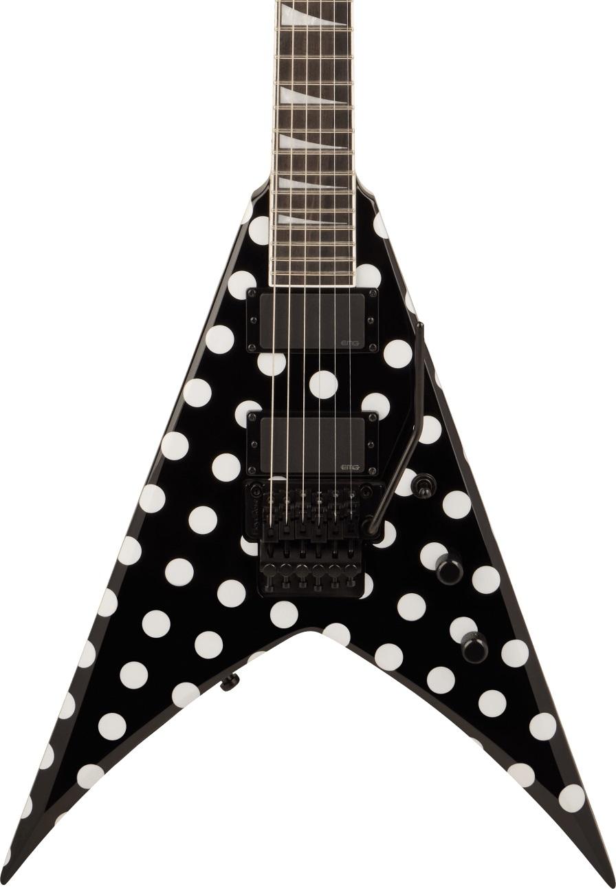 Jackson Pro Plus Signature Phil Demmel KV King V Electric Guitar in Polka Dot - 2912949800_jac_ins_frt_1_rr-hero.jpg