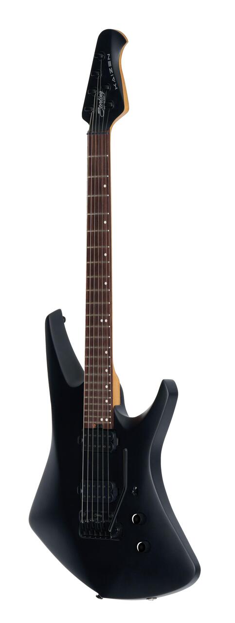 Sterling by Music Man Kaizen Electric Guitar in Stealth Black at
