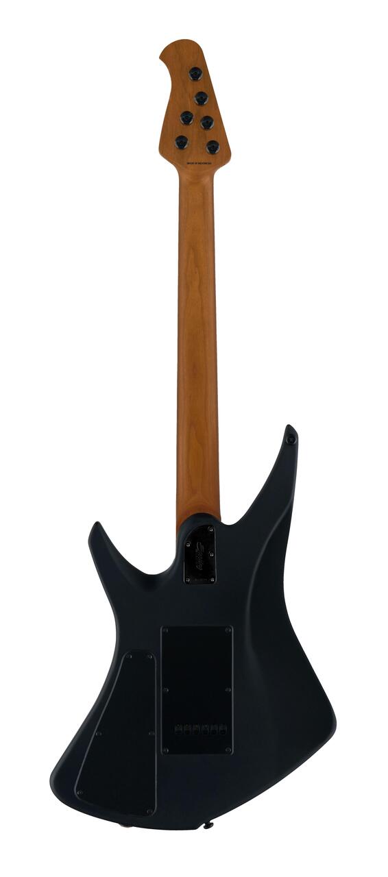 Sterling by Music Man Kaizen Electric Guitar in Stealth Black - ST-KAIZEN-SBK-R2-REAR-FULL_compressed.jpg