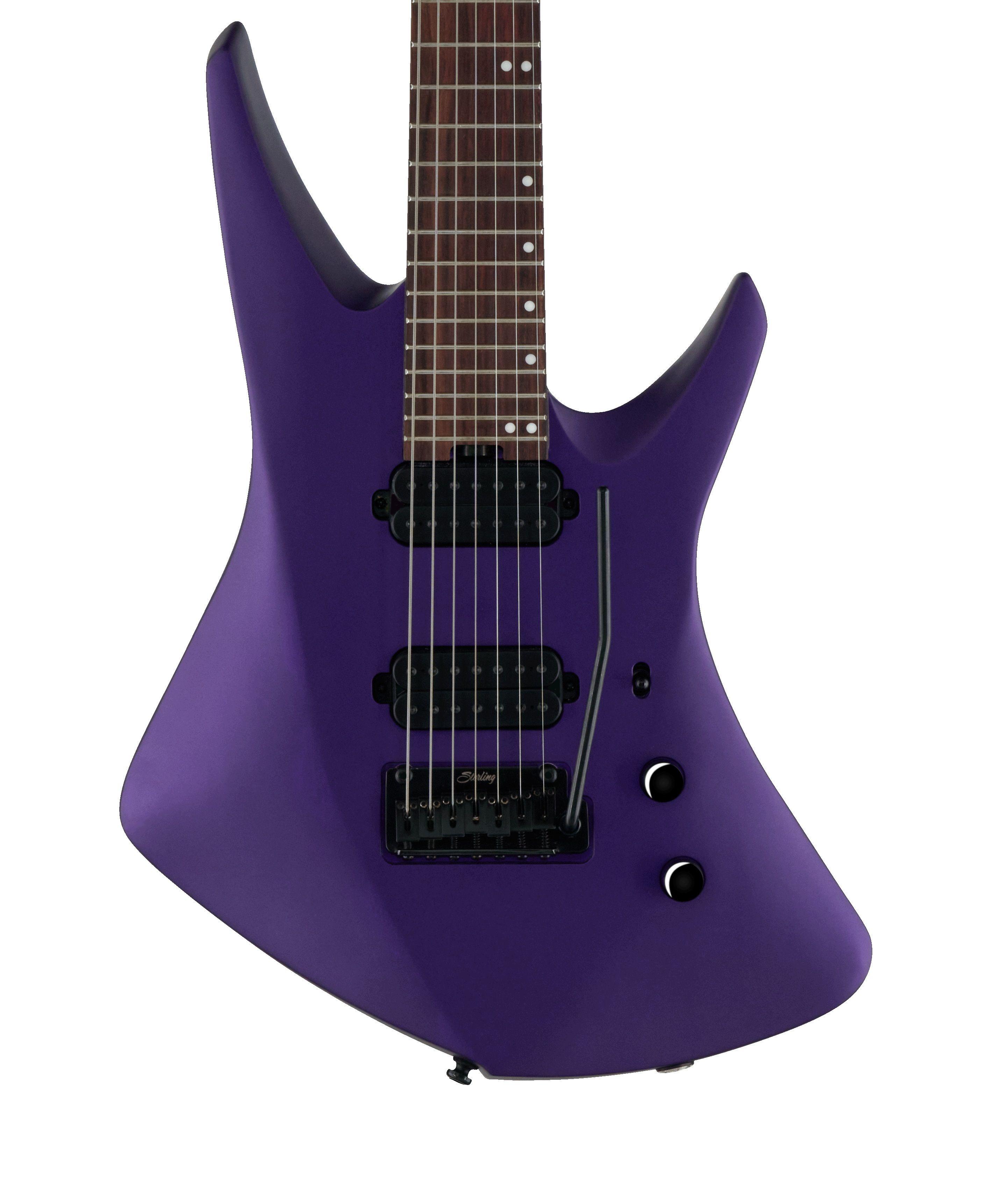 Sterling by Music Man Kaizen 7 String Electric Guitar in Firemist