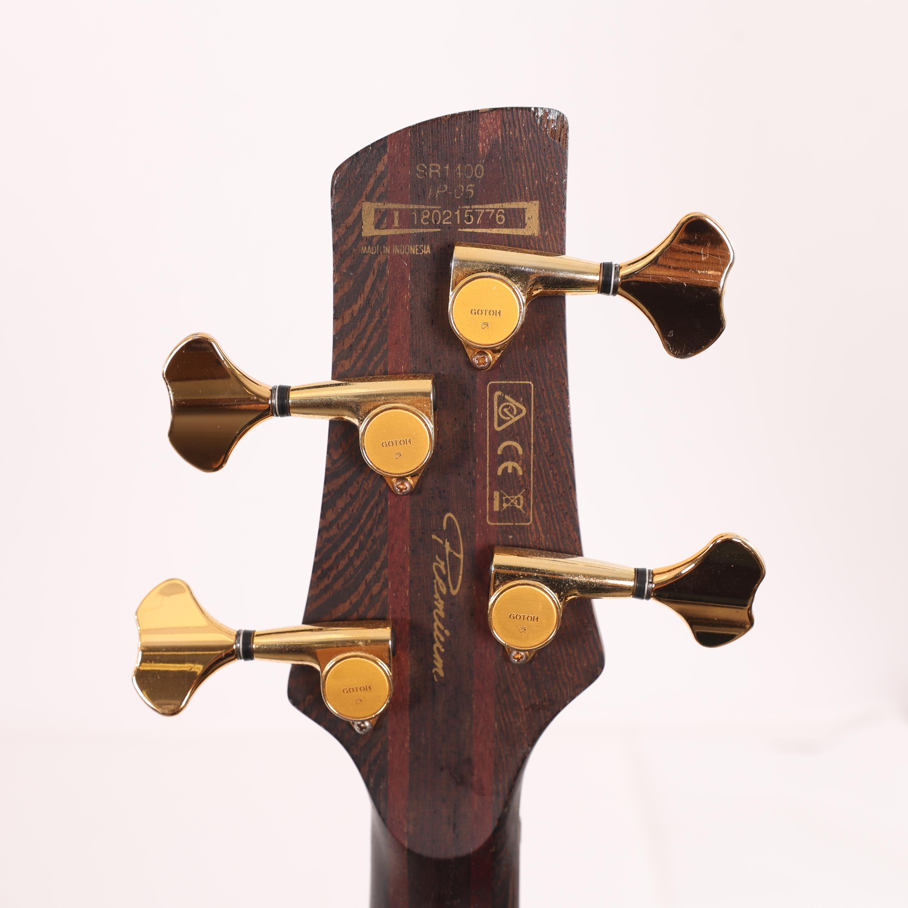 Second Hand Ibanez SDGR SR1400 Active Bass Guitar in Natural. 840 - SH-130-0840 (7).jpg