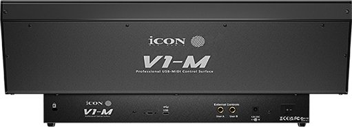 ICON V1-M USB MIDI DAW Controller - V1-M-V1-M_Desk_Controller_Rear.jpg