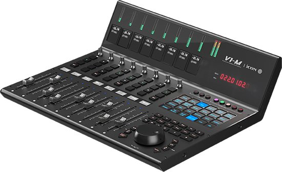 ICON V1-M USB MIDI DAW Controller - V1-M-V1-M_Desk_Controller_Tilt.jpg