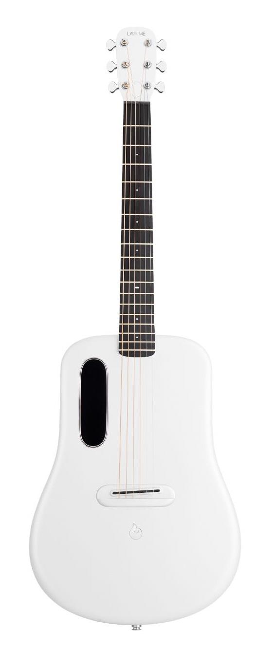 Lava Music ME 4 Carbon 36" Electro Acoustic Smart Guitar in White with Space Bag - 36'' white _compressed.jpg