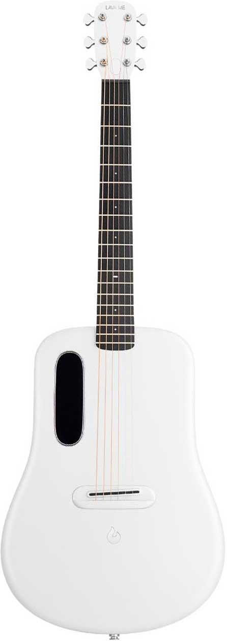 Lava Music ME 4 Carbon 36" Electro Acoustic Smart Guitar in White with Airflow Bag - 231107415331008f.jpg