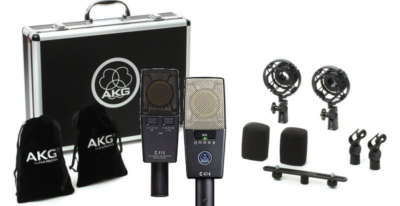 AKG C414 XLS Stereo Pair - Andertons Music Co.