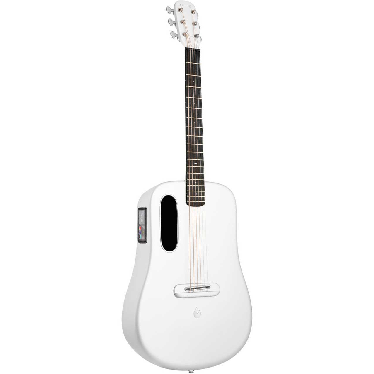 Lava Music ME 4 Carbon 38" Electro Acoustic Smart Guitar in White with Airflow Bag - 231107415331008f2.jpg