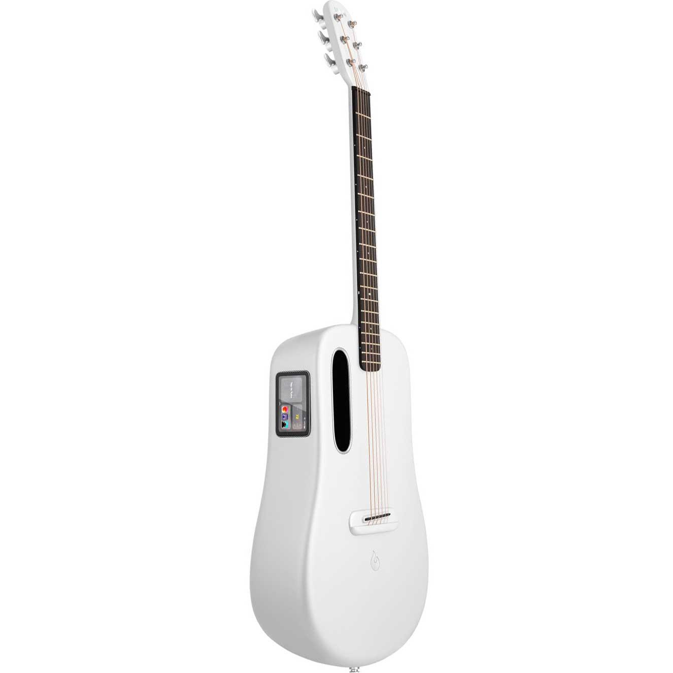 Lava Music ME 4 Carbon 38" Electro Acoustic Smart Guitar in White with Airflow Bag - 231107415331008f3.jpg
