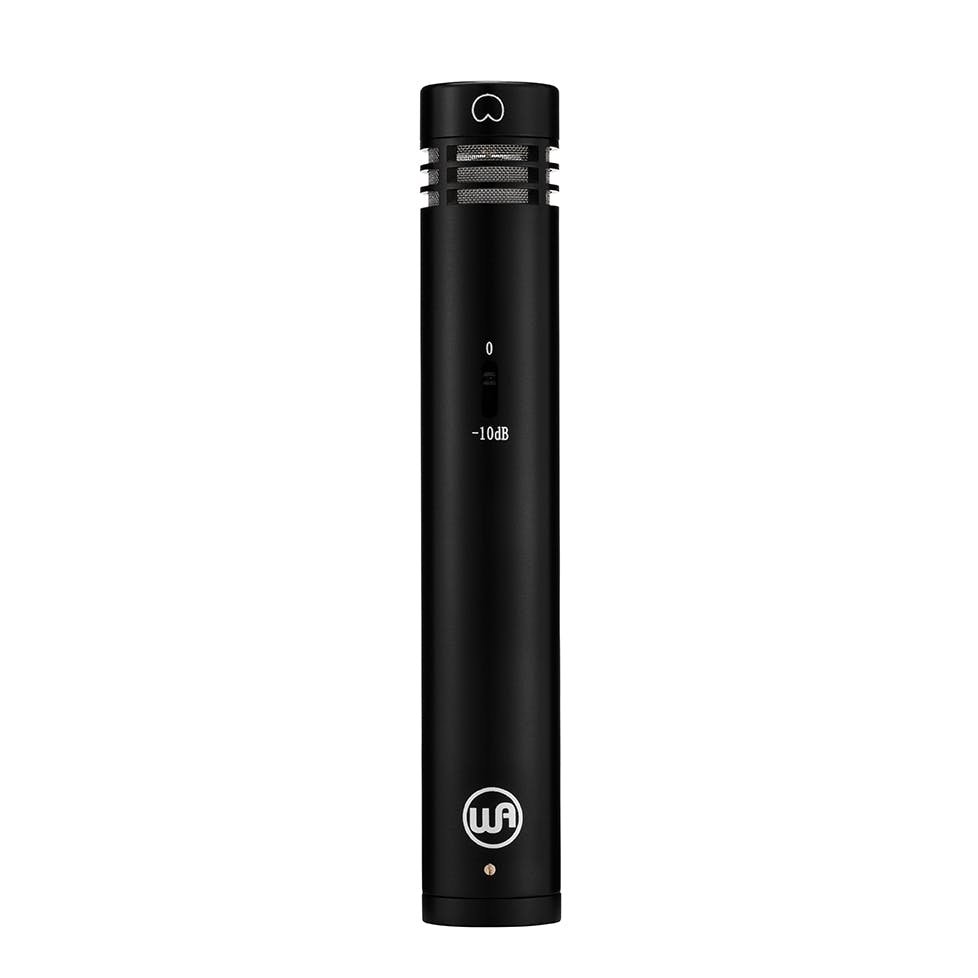 Warm Audio WA-84 Small Diaphragm Condenser Microphone in Black - 319528-WA-84-Single-Black-Front-View-72-DPI-1.jpg