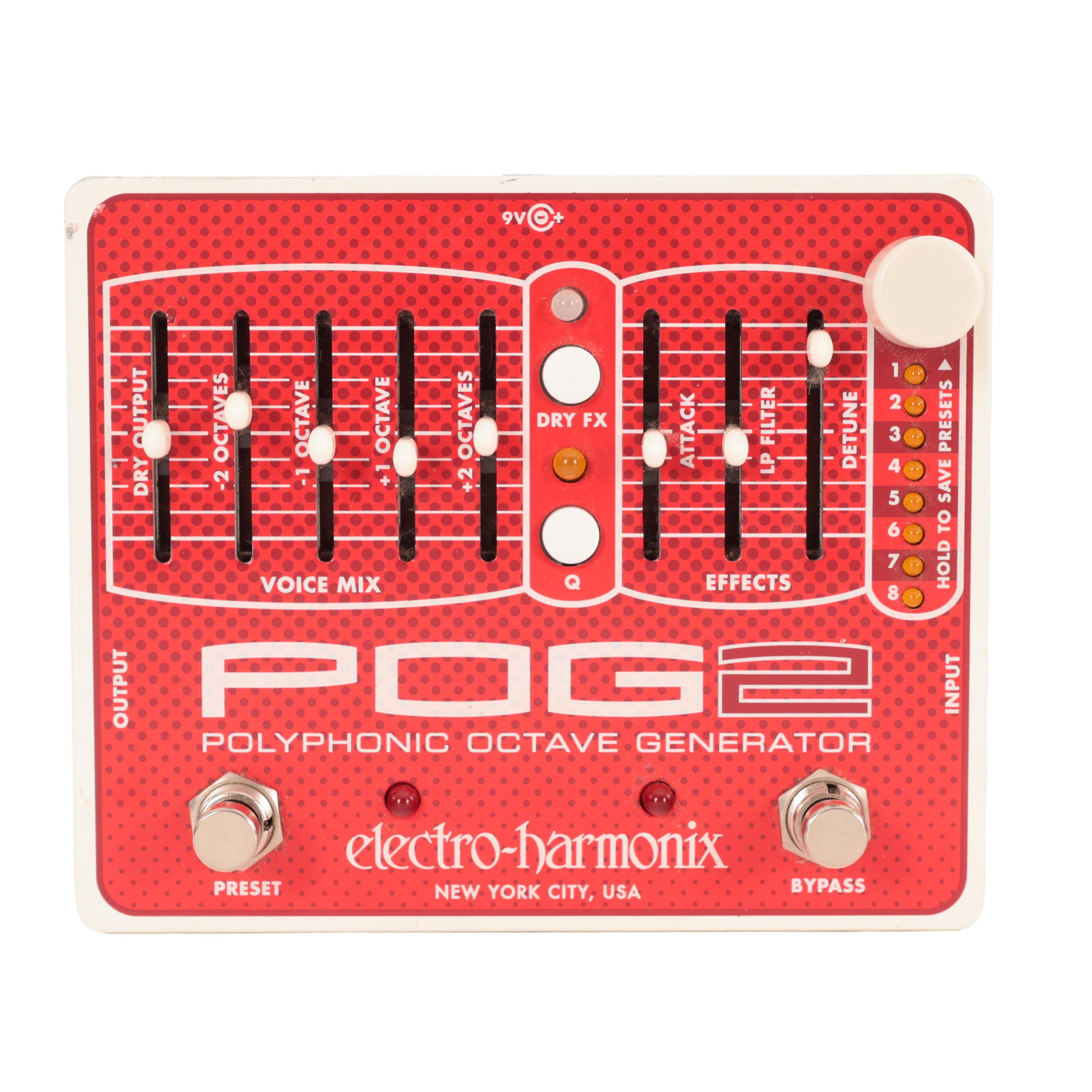 Second Hand Electro Harmonix POG2 Octaver Pedal 036 - SH-141-5036 (2).jpg