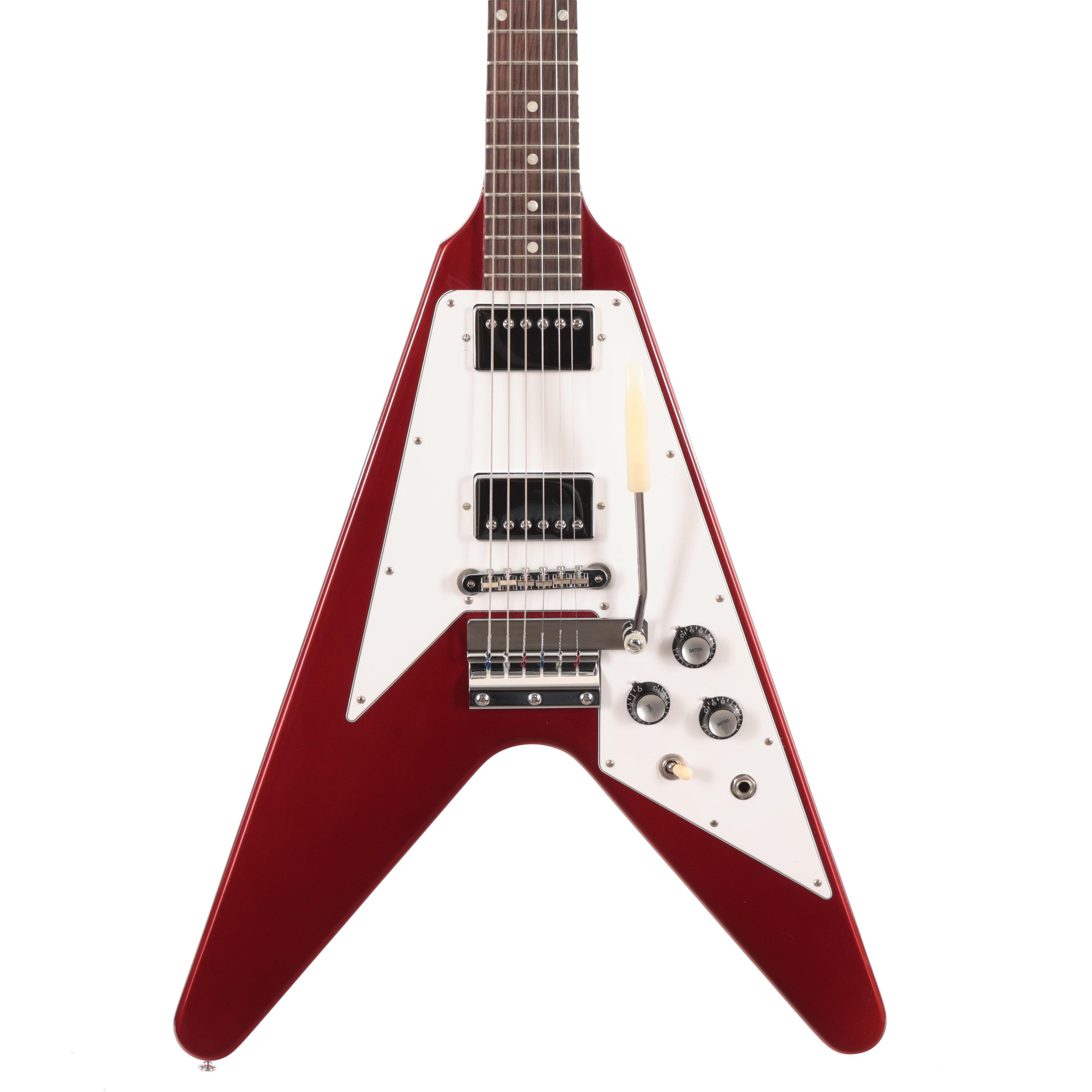 Second Hand Gibson Custom Shop '67 Flying V in Sparkling Burghandy 033 - SH-114-2033 (2).jpg