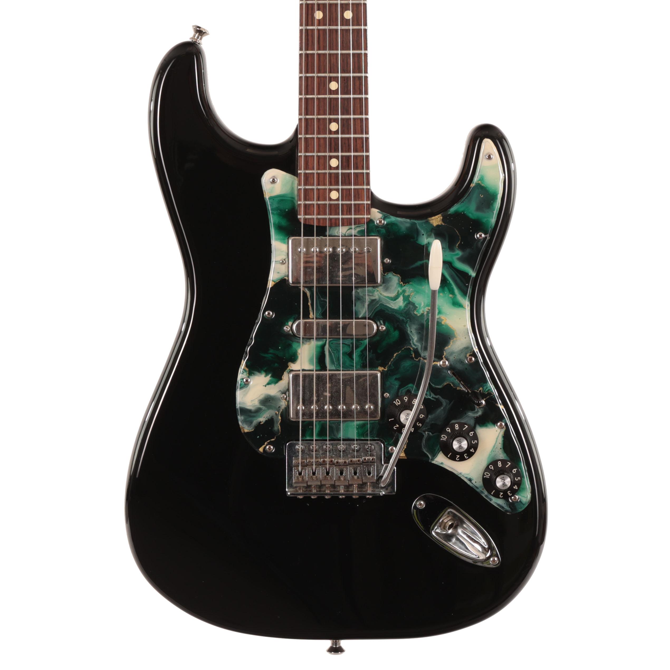 Second Hand Fender Blacktop HSH Stratocaster (Customer Modified) in Black 959 - SH-141-4959 (2).jpg