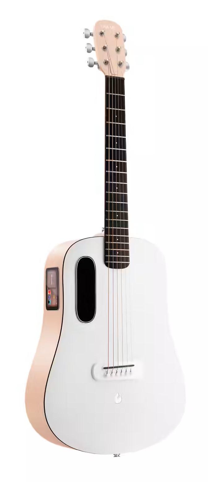 Lava Music ME Play 36" Electro Acoustic Smart Guitar in Light Peach with Lite Bag - LAVA+LA-0201-hero.jpg