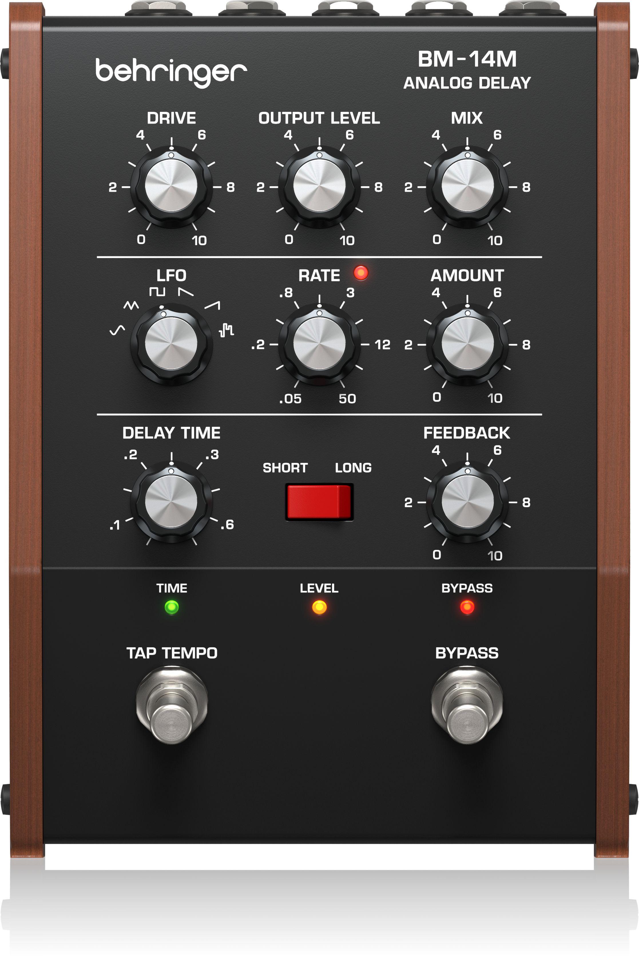 Behringer BM-14M Analog Delay Pedal - Image_BE_0709-AKT_BM-14M-ANALOG-DELAY_Media-Top-1.jpg