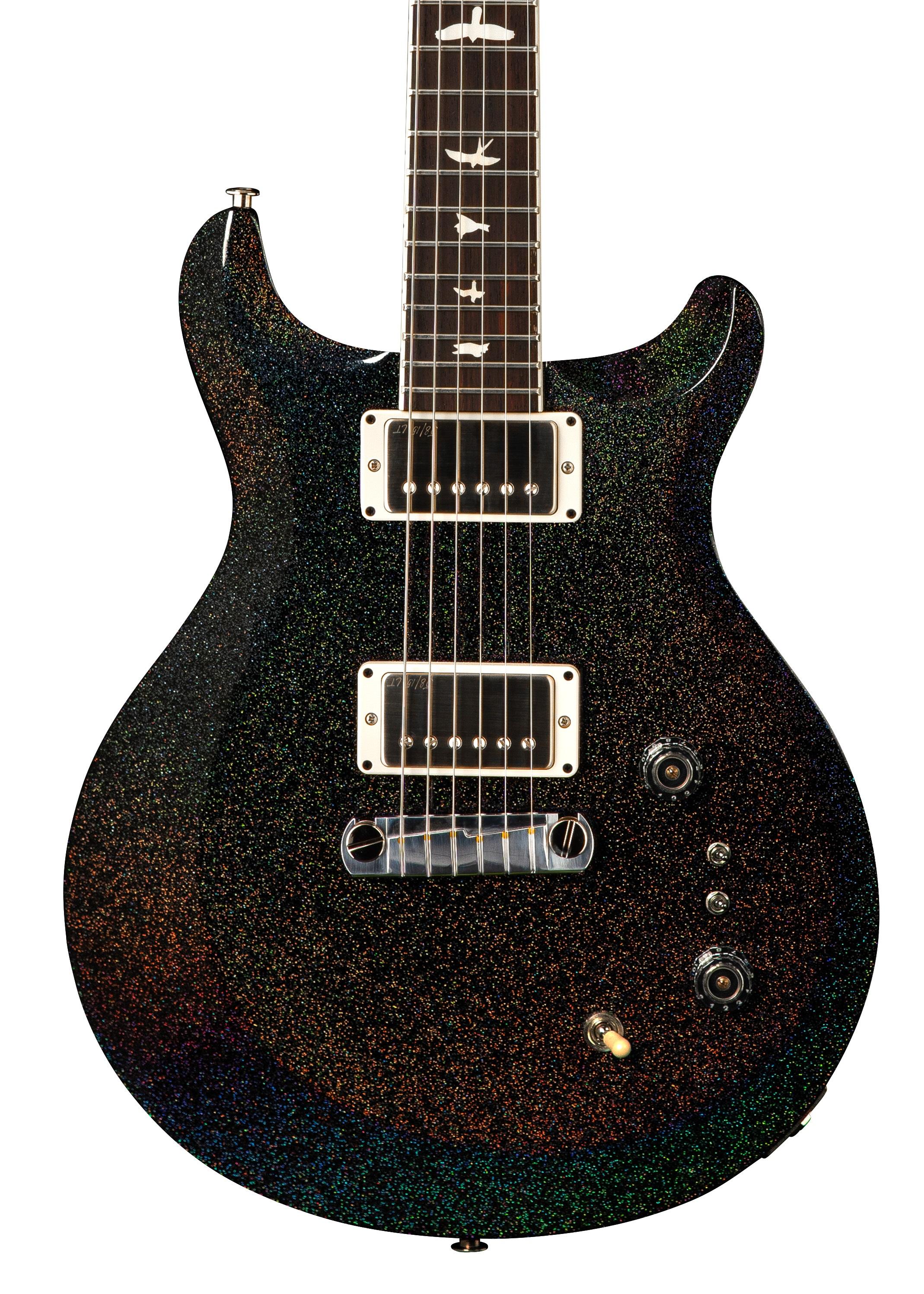 PRS S2 Mira 594 in Black Rainbow Holoflake - S2 Mira 594 Black Holoflake-hero.jpg