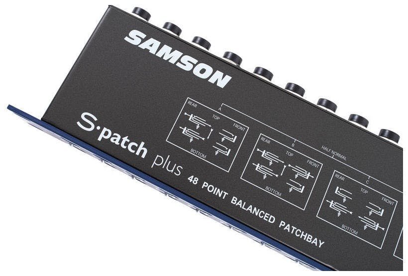 【未使用・全ch確認済】SAMSON S-Patch Plus TRSパッチベイ Samson S Patch Plus - Andertons Music Co.