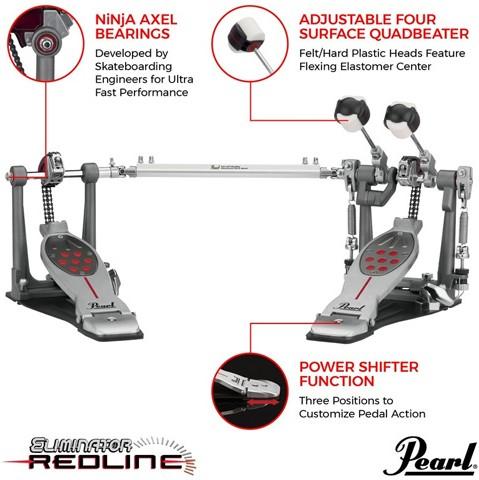 Pearl Special Edition Eliminator Double Pedal Chain Drive - P-2052CB_6.jpg