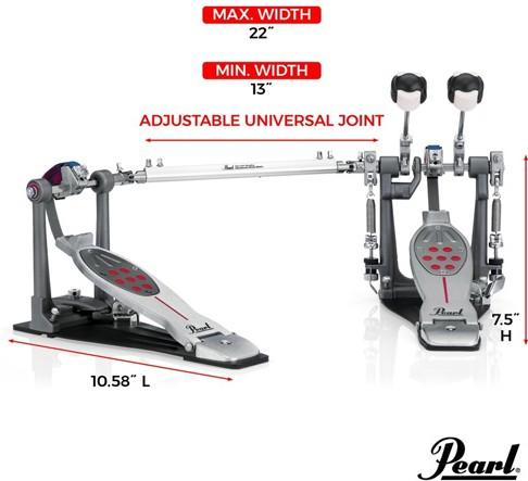 Pearl Special Edition Eliminator Double Pedal Chain Drive - P-2052CB_4.jpg