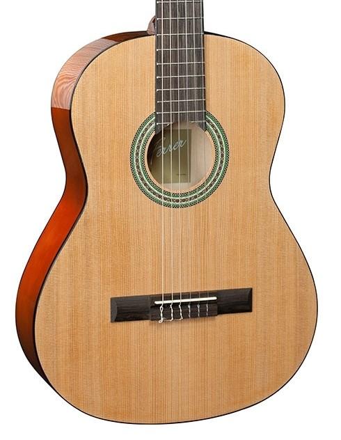 Jose Ferrer Estudiante 3/4 Size Nylon Classical Guitar with Gig Bag - 5209-cont cropped.jpg