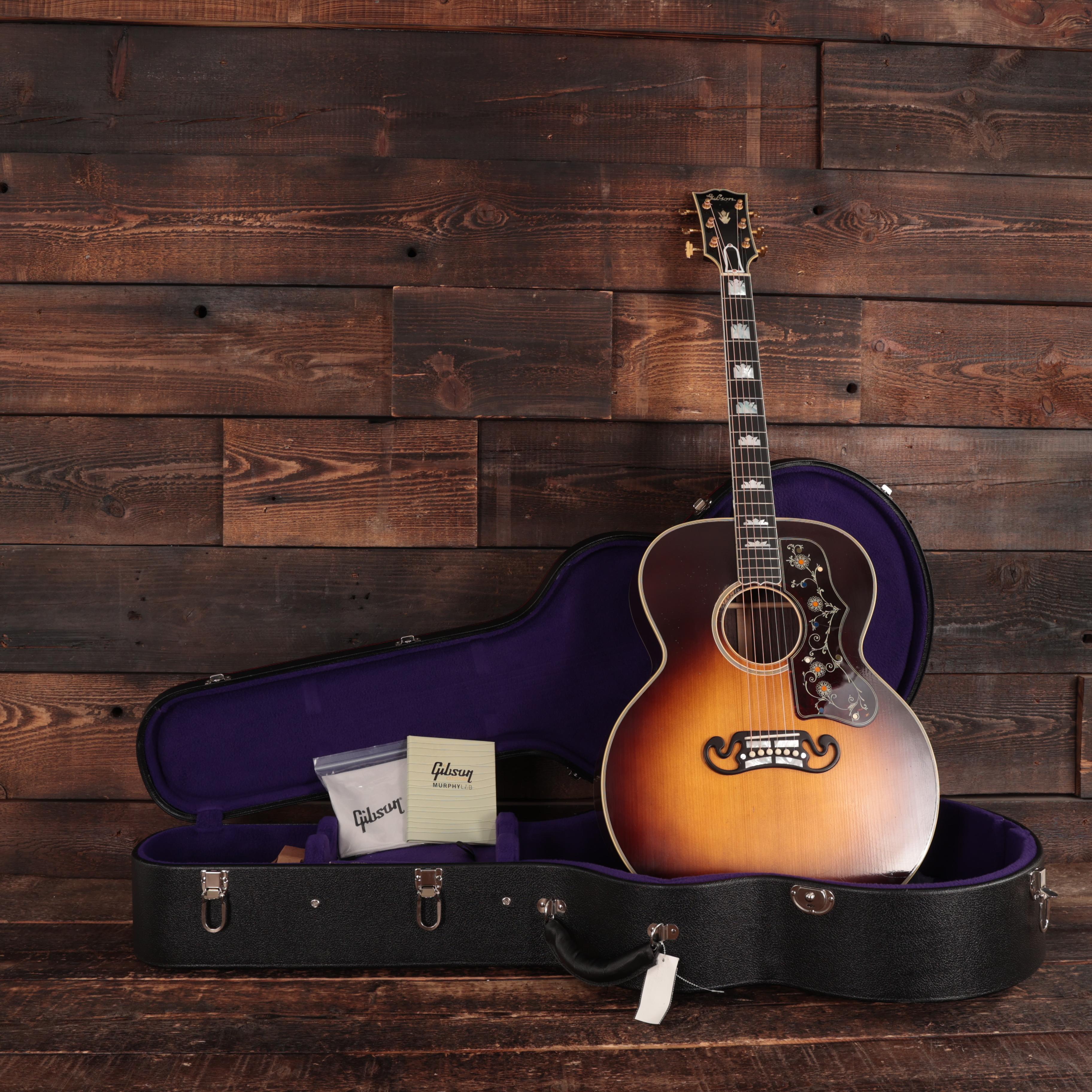 Gibson Custom Shop Pre-War SJ-200 Rosewood Acoustic Guitar in Light Aged Vintage Sunburst - 21875029 (15).JPG