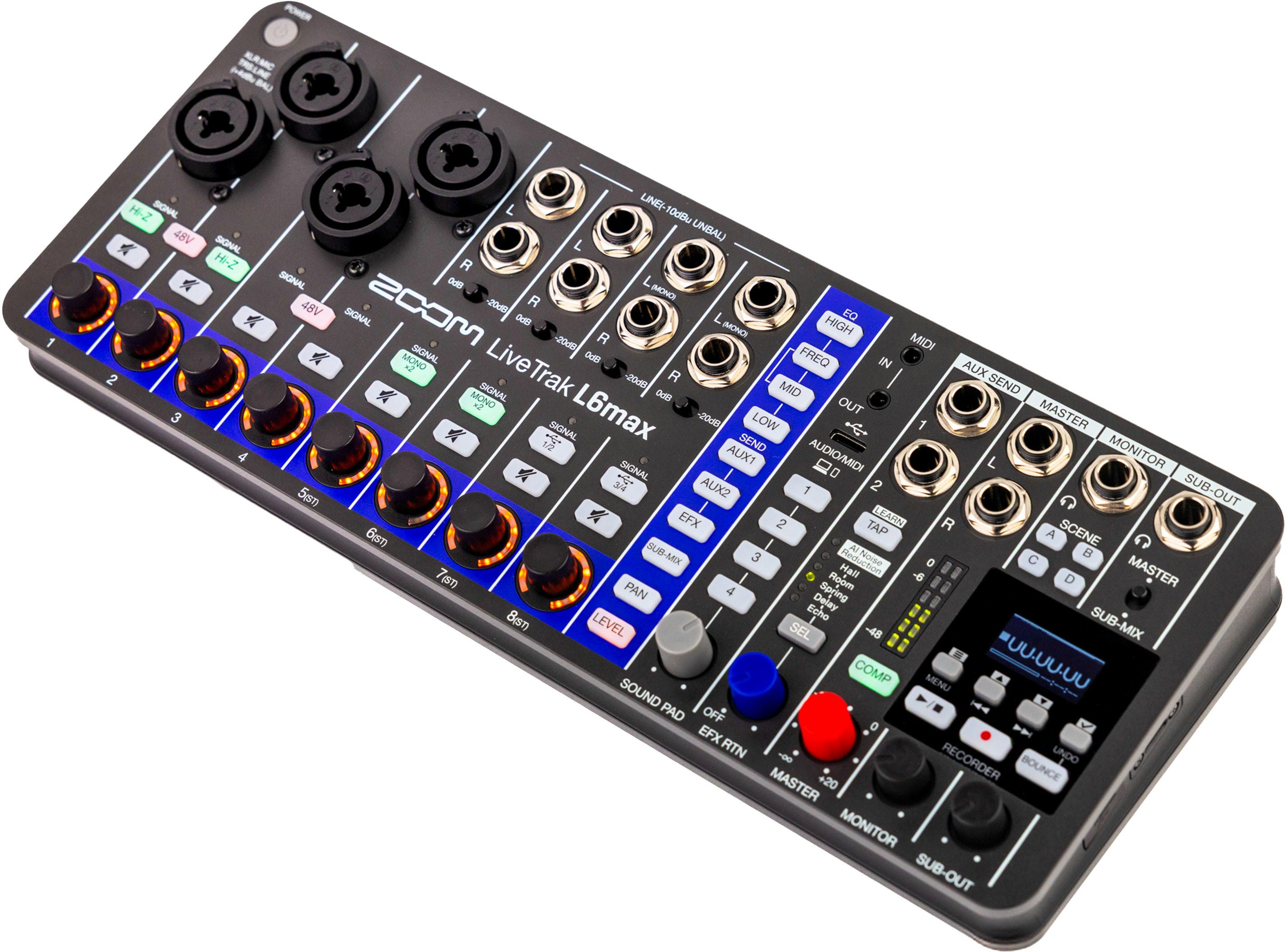 Zoom L6Max LiveTrak 10-Track Digital Mixer / Recorder - 10023601 (6).jpg