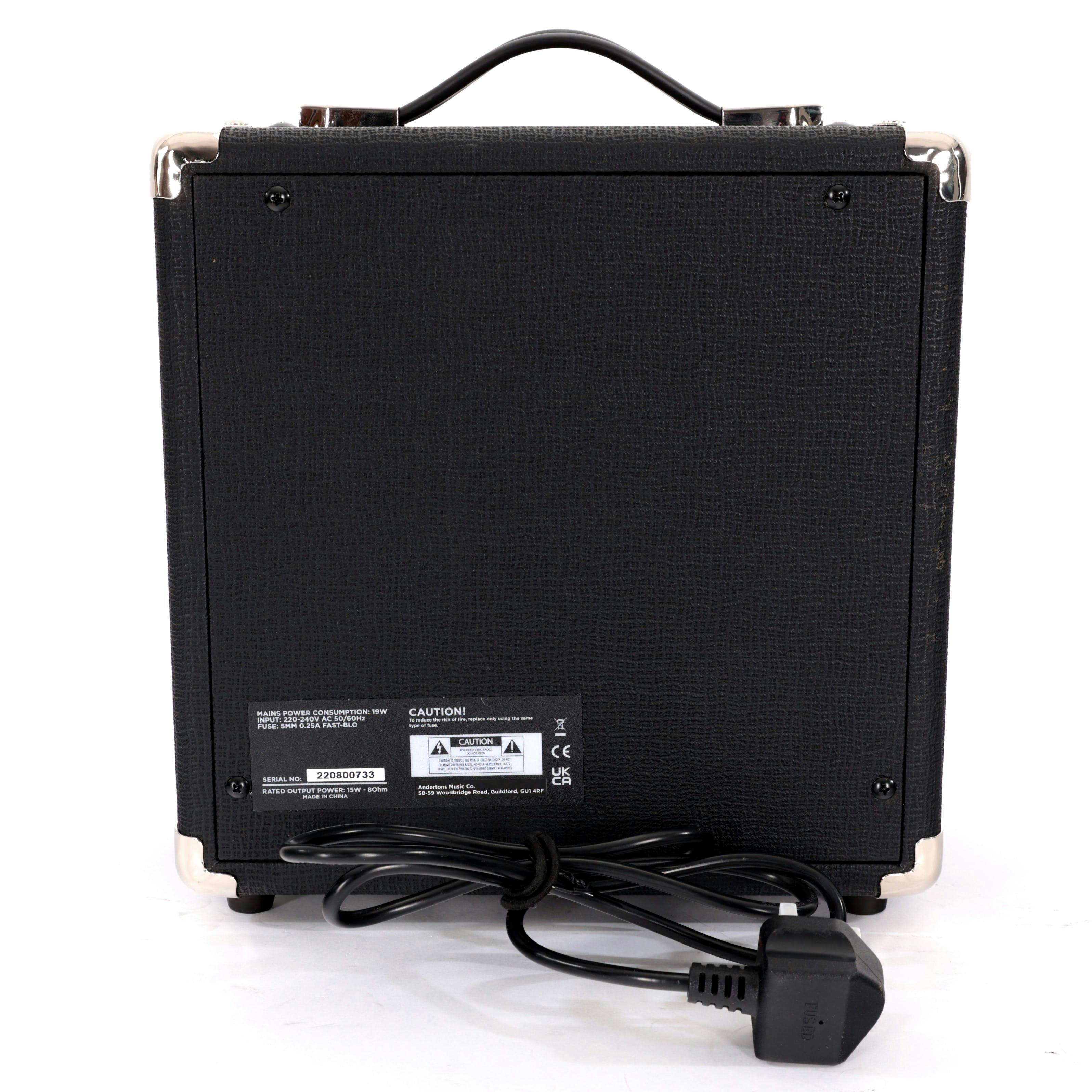 EastCoast PJ4 Bass Guitar Starter Pack in Black with 15W Amp & Accessories - _BUN-EC-GP200-BLK-EC-15B-EastCoast-EC-15BII-15w-Bass-Amp-Combo-5.jpg