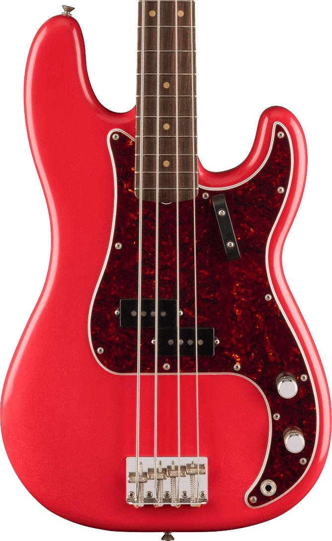 Fender Vintera II Road Worn 60s Precision Bass Guitar in Fiesta Red, Rosewood Fretboard - 0149090340_fen_ins_frt_1_rr-hero.jpg