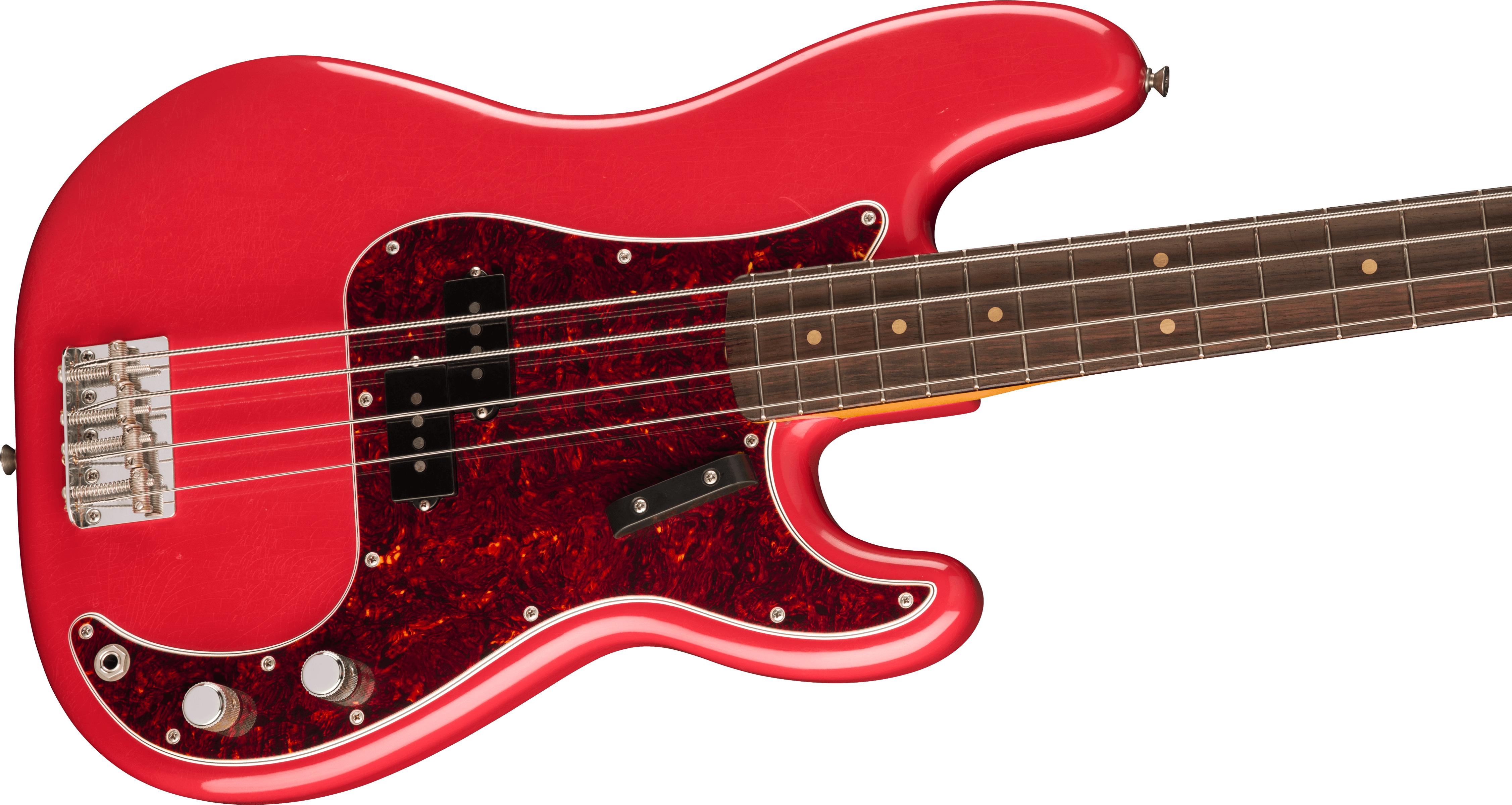 Fender Vintera II Road Worn 60s Precision Bass Guitar in Fiesta Red, Rosewood Fretboard - 0149090340_fen_ins_cbr_1_nr.jpg