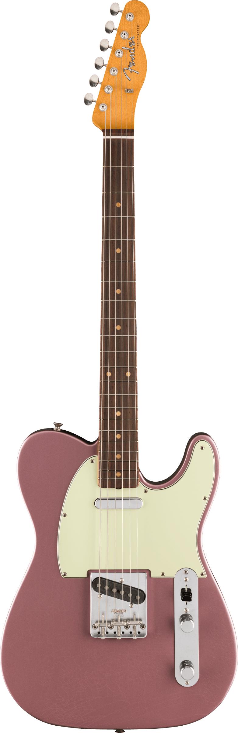 Fender Vintera II Road Worn 60s Telecaster in Burgundy Mist Metallic, Rosewood Fretboard - 0148090366_fen_ins_frt_1_rr.jpg