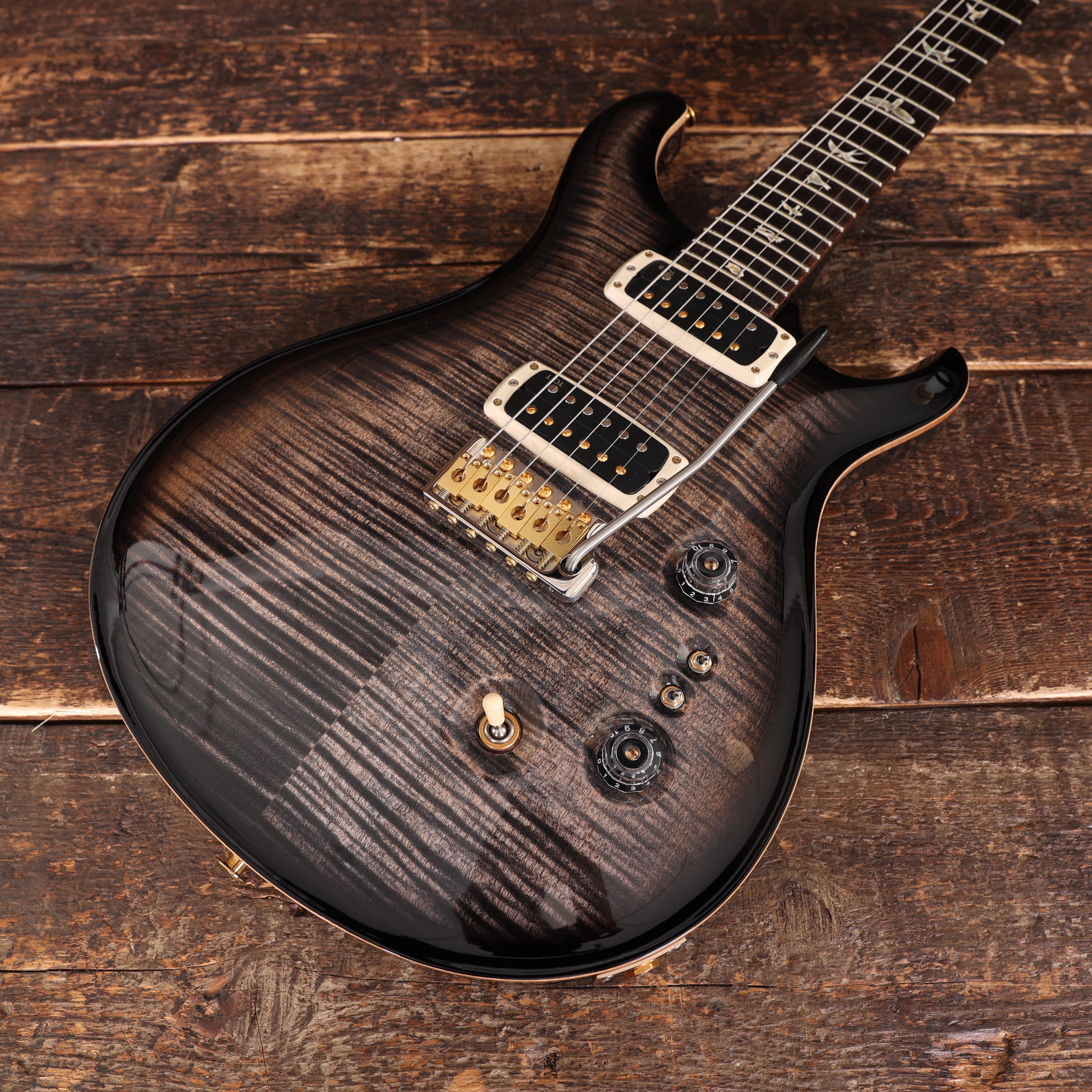 PRS Custom 24-08 10 Top Electric Guitar in Charcoal Burst - 0410197 (9).JPG