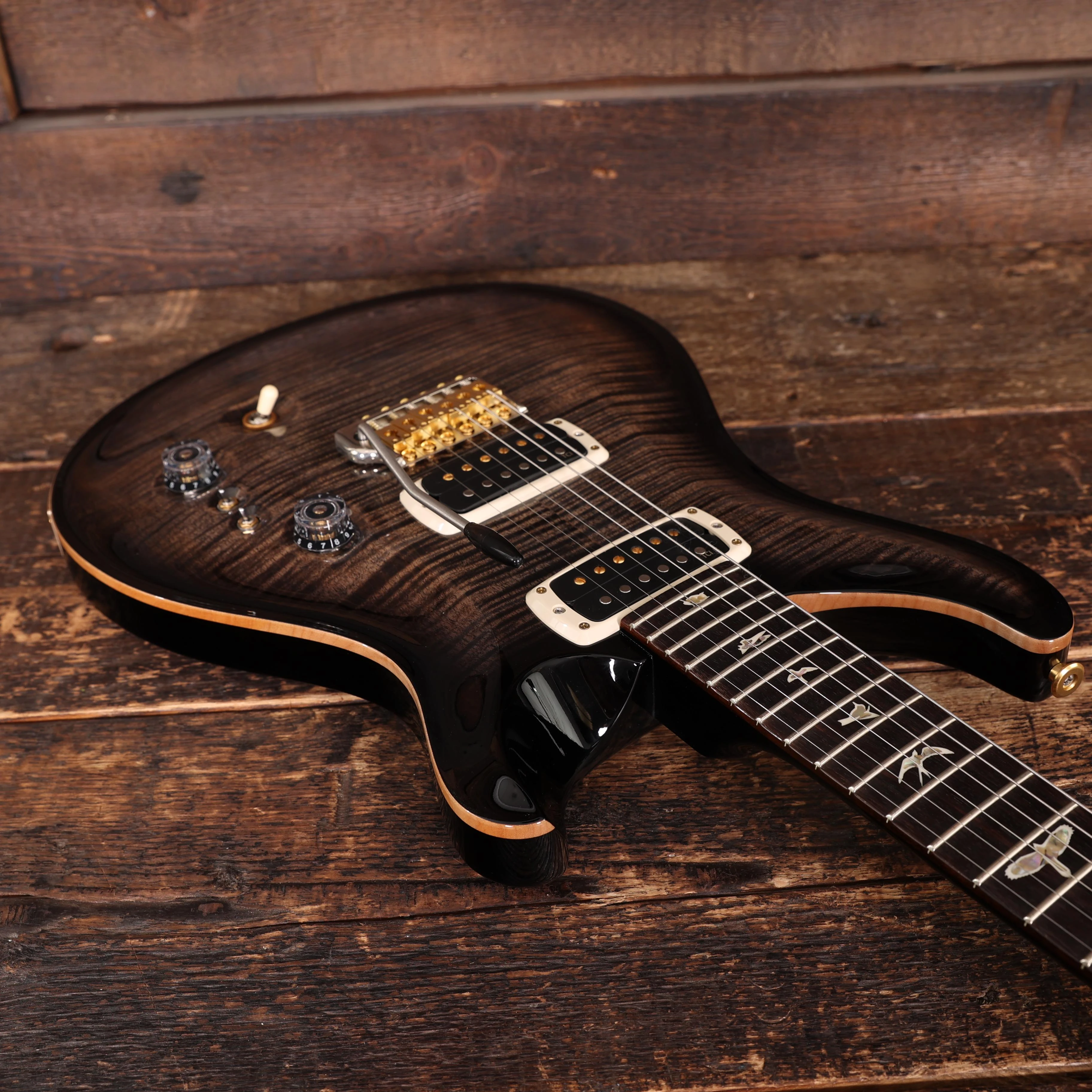 PRS Custom 24-08 10-Top Electric Guitar in Charcoal Burst - 0410197 (12).JPG