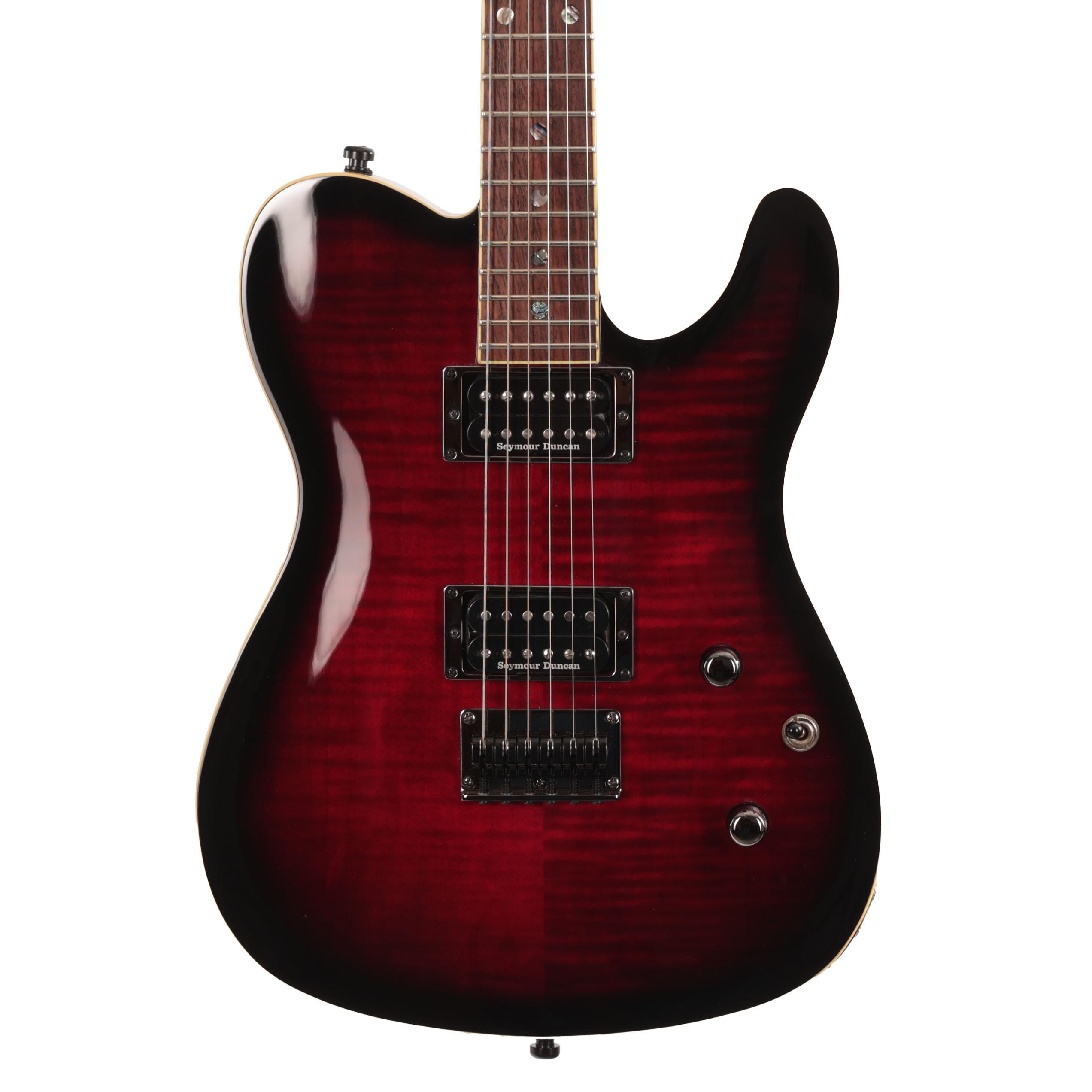 Second Hand Fender Telecaster HH Cherry Burst With Seymour Duncan Pickups 258 - SH-241-5258 (2).jpg