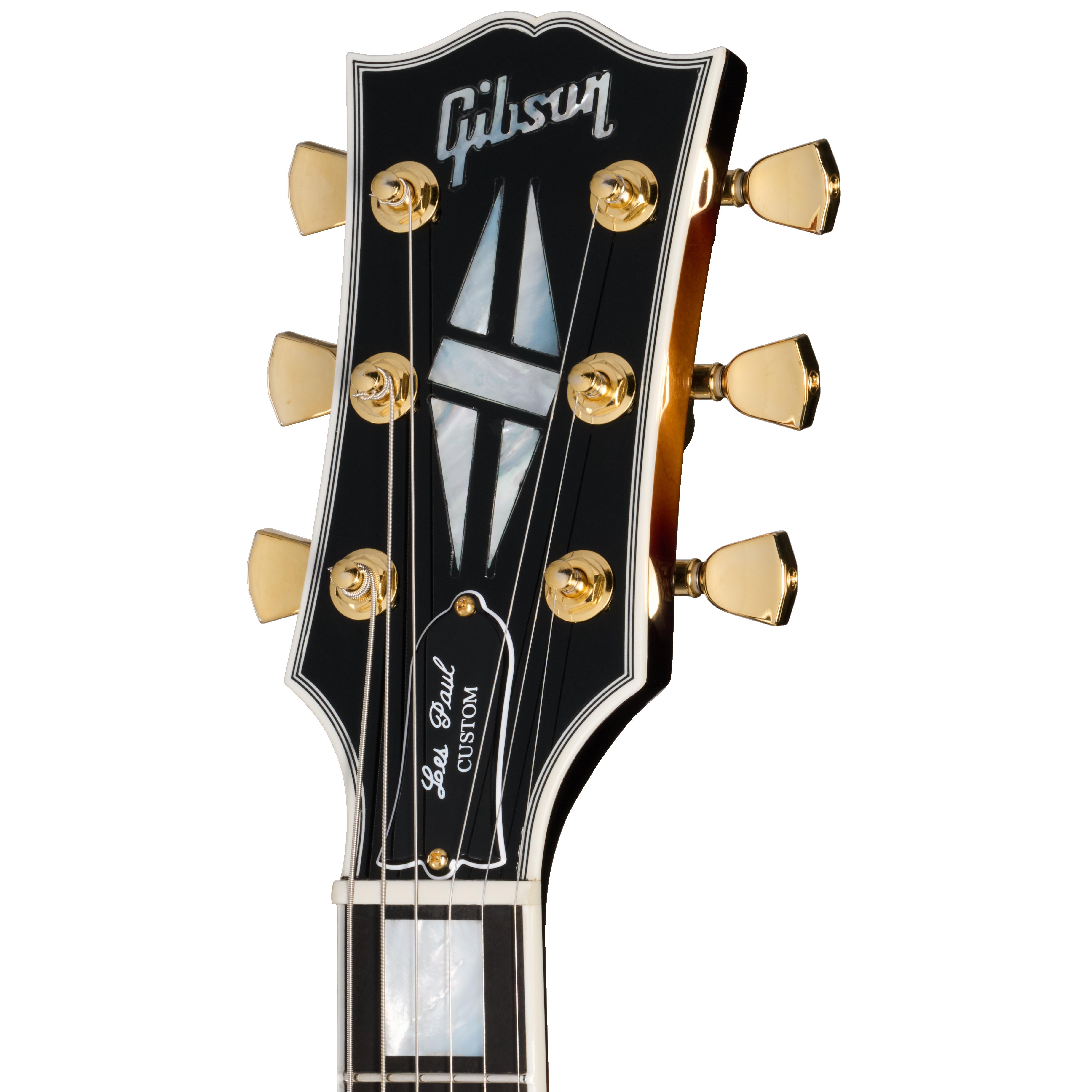 Gibson Les Paul Custom '70s in Tobacco Burst - LPCU700T3GH1_3_Headstock.jpg