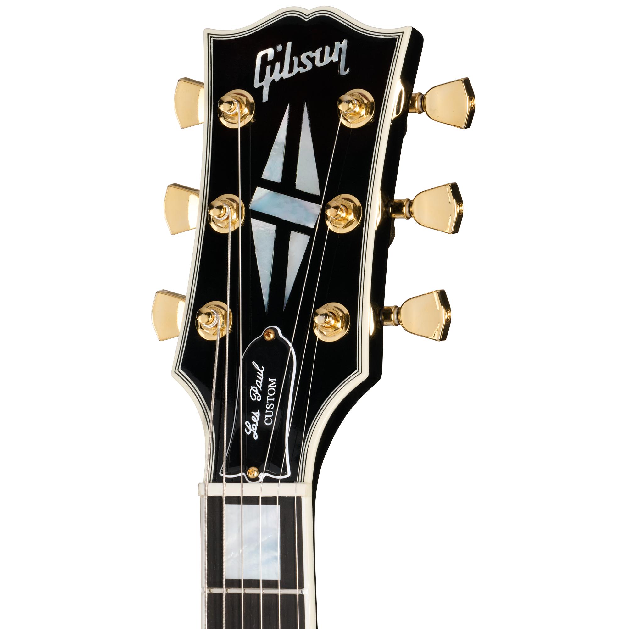 Gibson Les Paul Custom '70s in Buttercream - LPCU700BCGH1_3_Headstock.jpg