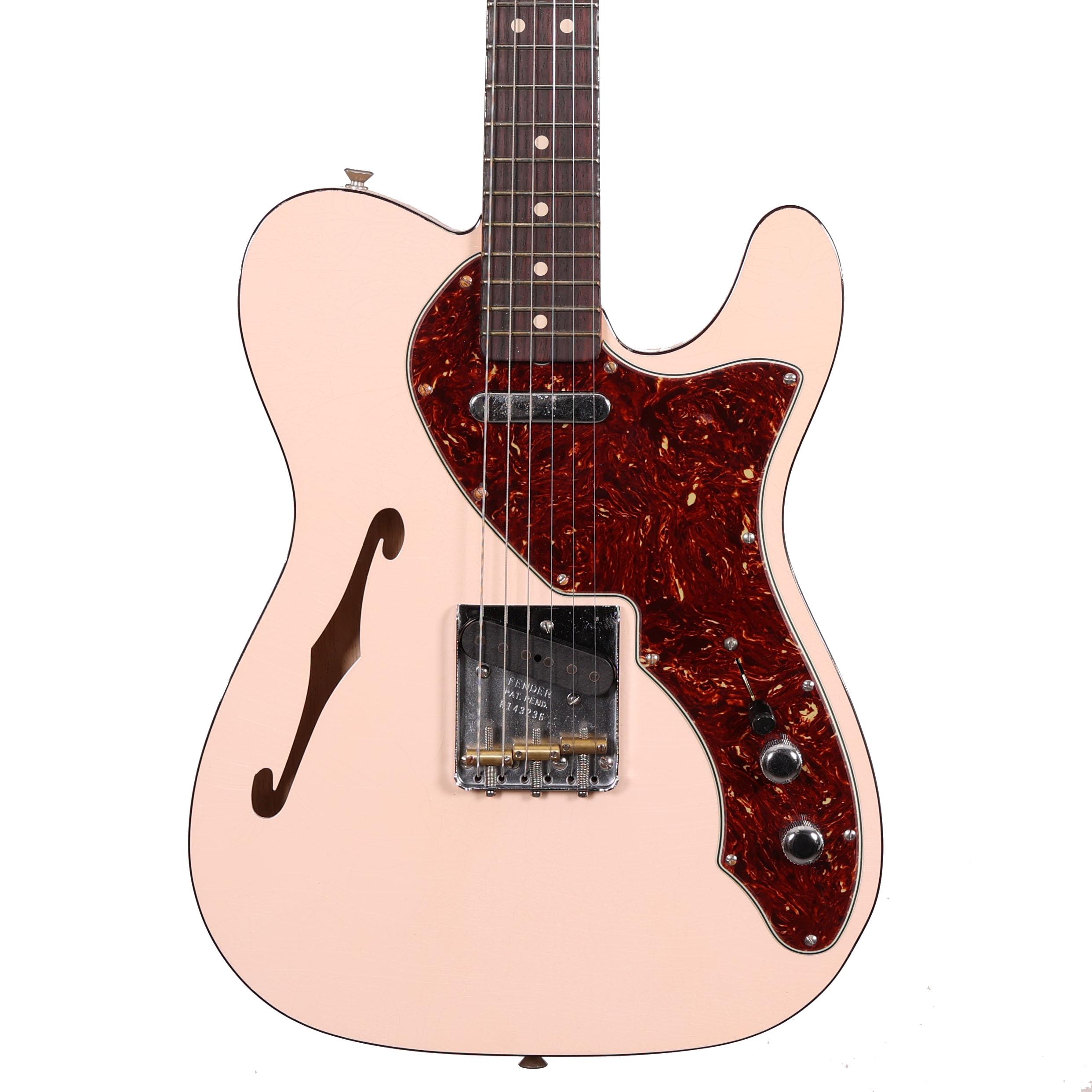 Fender Custom Shop Closet Classic 50's Thinline Telecaster in Super Faded Aged Shell Pink - R143236 (2).JPG