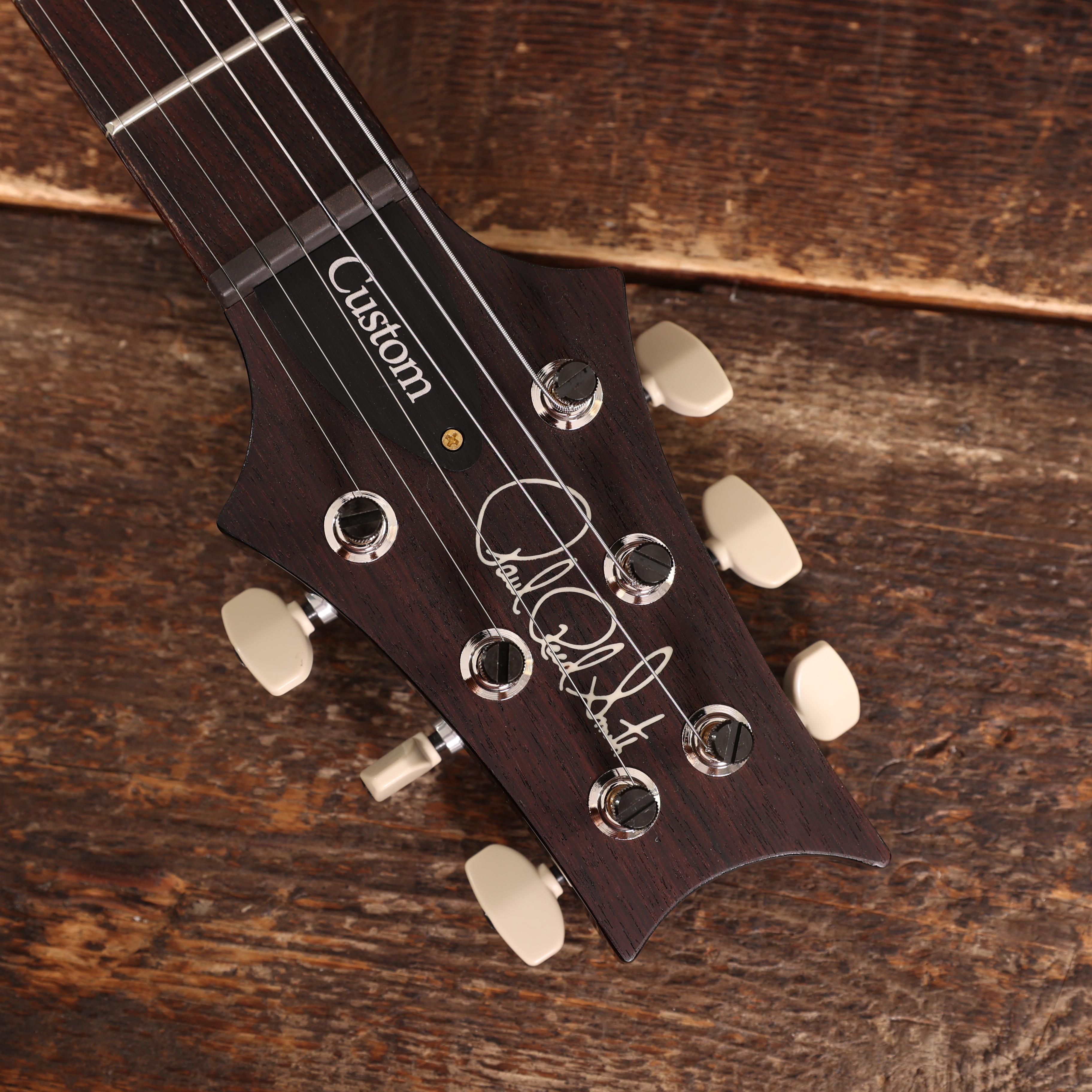 PRS Custom 24 10-Top Electric Guitar in Black Gold Burst - 0405181 (15).JPG